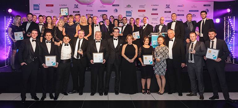 Equilibrium wins Excellence in Customer Service group shot of winners